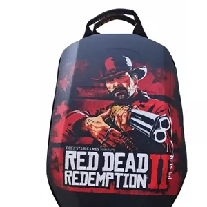 کیف کوله ای کنسول بازی Deadskull PS5 Slim طرح Red Dead Redemption 2