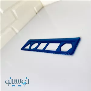خط کش 15 سانت ژله ای - رنگ آبی
