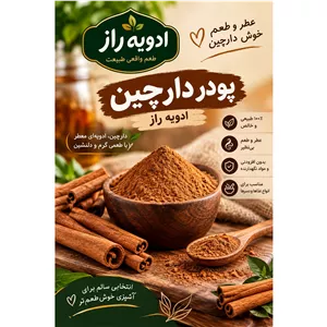 پودر دارچین خالص و اعلا 100 گرمی ادویه راز (پودردارچین)