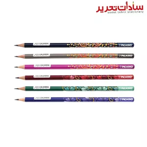 PICASSO مداد مشکی فلوریش گرد (بسته 72 عددی) (فروش عمده)