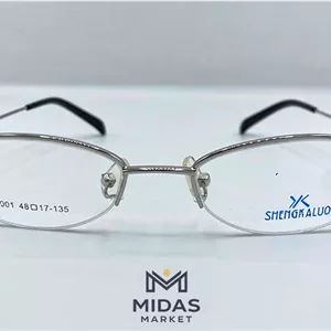 عینک طبی فریم فلزی بیضی کد3001 جنس استیل