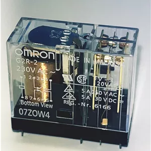رله امرون 220 ولت 5 آمپر 8 پایه سوزنی Omron G2R-2 220V