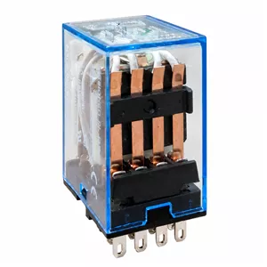 رله امرون شیشه ای 14 پایه 5 آمپر 24 ولت Omron Relay MY4N-J DC