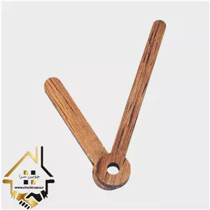عقربه ساعت رومیزی چوبی ساده B5