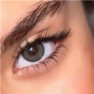 لنز آماندا لایت گرین سبز عسلی دوردار