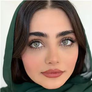 لنز یونیک هند مید گرین سبز طوسی