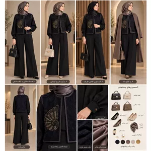 جلیقه مخمل جواهردوزی زنانه