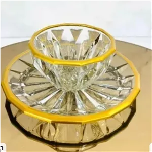 پیاله و پیش دستی مودنا طلایی