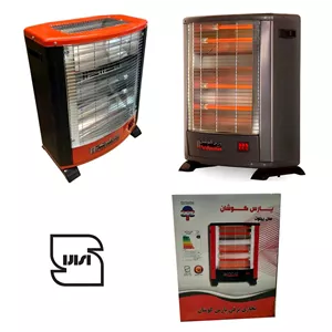 بخاری برقی فن دار پارس کوشان با قطع کن ایمنی طبق عکس کیفیت بالا ارسال رایگان وفوری