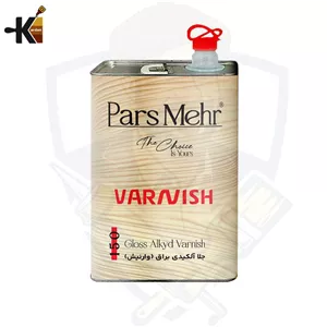 روغن جلا آلکیدی براق (وارنیش) کد 150 گالن