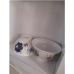 جفت کاسه 18سانت انگوری ساخت چین قدیم