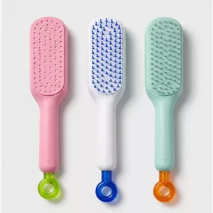 برس مو جادویی دندانه جمع شوندهگره بازکن و تمیزشونده Magic Hair Brush