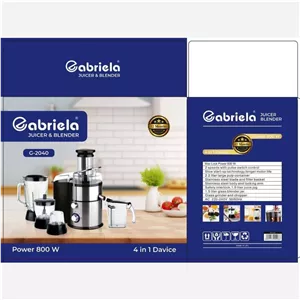 آبمیوه گیری 4 کاره گابریلا G-2040 
