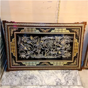 تابلو قلمزنی تمام خاتم 80 50 