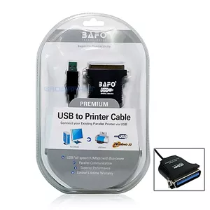 کابل تبدیل USB به Centronics بافو مدل BF-1284 طول 1.5 متر کد 9956