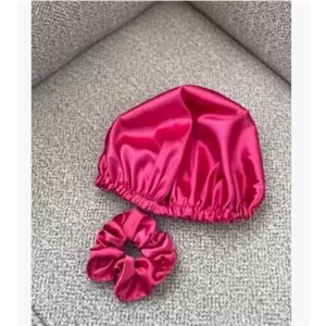 کلاه خواب ساتن ابریشم دوروساتن جلوگیری از خشکی و وزی مو روغن تراپی مناسب موهای کراتینه و موی فر جلوگیری از حالت گرفتن مو