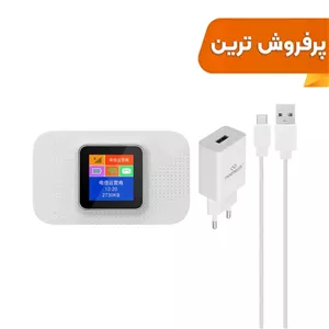 مودم همراه Naztech 4G-LTE مدل Jet 2 - سفید (دو سیم کارت)