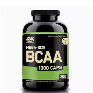 کپسول BCAA اپتیموم نوتریشن مگا سایز 200 عددیOptimum Nutrition Mega-Size BCAA 200 Capsules