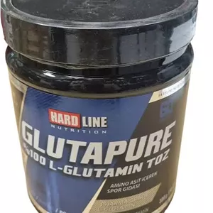 گلوتامین هاردلاین Glutapure 500 گرم اصلHardline 100% L-Glutamine 500g