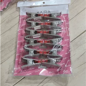 گیره لباس مارک kaira سرپنجه پلاستیکی 12 عددی