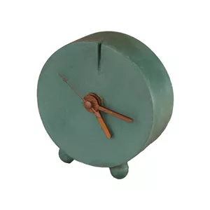 ساعت رومیزی سنگی هفت سنگ مدل کرونوس رنگ سبز تیره (pcs1)