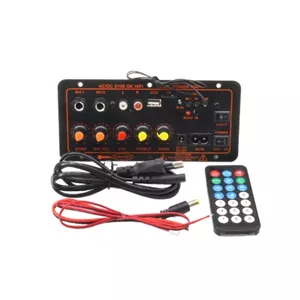 پنل کامل آمپلی فایر HIFI بلوتوثی با خروجی ساب ووفر 100W مدل D100 اقساطی