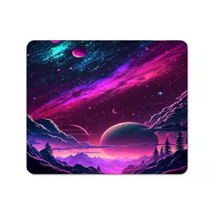 ماوس پد پاد آفرین مدل فانتزی کهکشانی کد p202 سایز 2419 سانتی متر AKR