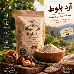 آرد بلوط زاگرس خالص و بهداشتی (بسته 100 گرمی)