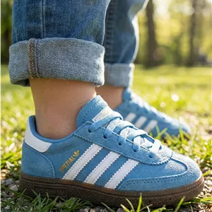 کفش بچه گانه آدیداس مدل adidas Handball Spezial Cf El I ocuk Gnlk Ayakkab JI2900 Mavi