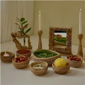 ست کامل هفتسین دکوراتیو طرح چوبینه(پس کرایه)