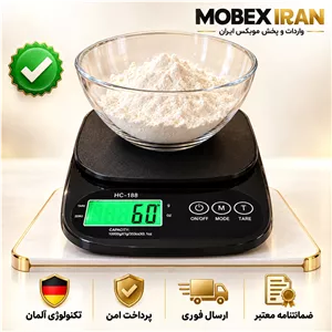 ترازو اشپزخانه دقیق یک گرم تا ده کیلو باضمانت کتبی یونیک