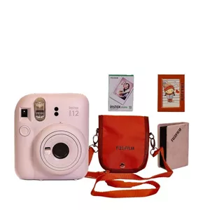 پک کمبو5 تیکه دوربین چاپ فوری Instax Mini 12 Camera 5-Piece Combo Pack pink