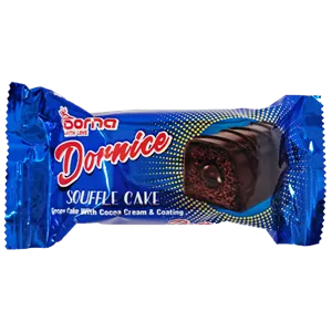 کیک کاکائویی روکش دار با مغز کرم کاکائو درنایس درنا 40 گرمی