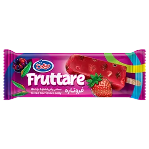 بستنی چوبی یخی توت فرنگی شاتوت تمشک میهن 70 گرمی
