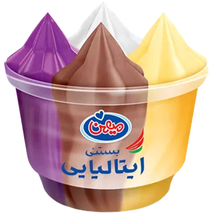 بستنی لیوانی ایتالیایی میهن 115 گرمی