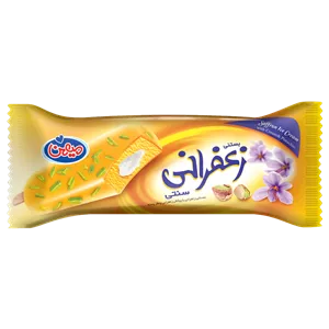 بستنی چوبی زعفرانی سنتی میهن 60 گرمی