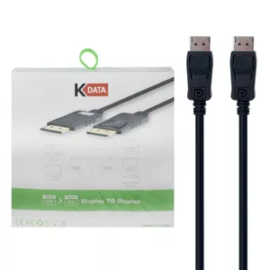 کابل 1.8 متری KDATA Display To Display - مشکی - RYL