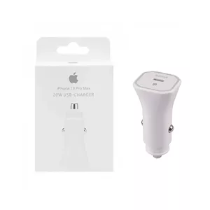 شارژر فندکی PD و فست تک پورت Apple مدل AP1314 20W - سفید - RYL - اصلی - (گارانتی 3 ماهه شرکتی)