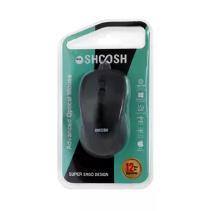 ماوس باسیم Shoosh مدل M26 - مشکی - SMO