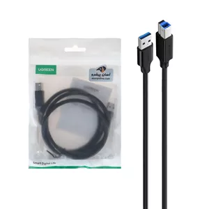 کابل یک متری پرینتر UGREEN USB3.0 مدل US210 - مشکی(30753)