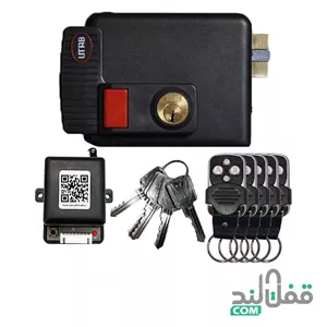 قفل برقی حیاطی یوتاب 898 با 5 ریموت و رسیور صنعتی و 5 کلید