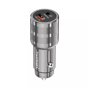 شارژر فندکی PD و فست دو پورت TwinMax مدل MX-28 48W - مشکی