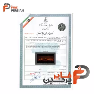 شومینه برقی زیر تلویزیون 180 سانت با هیزم سهبعدی سرخ جنگلی
