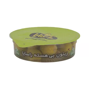 زیتون شور بدون هسته تک نفره 75 گرمی