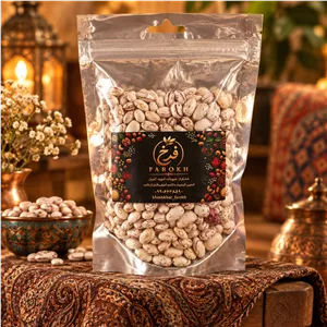 لوبیا چیتی بسته بندی تمیز و پاک شده