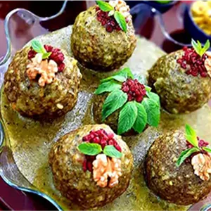 سبزی کوفته سبزی شیرازی