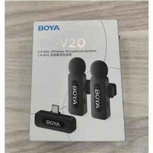 میکروفون یقه ای بویا مدل BY-V20 V2.0 BOYA ا دو مخاطب