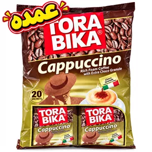 کاپوچینو ترابیکا عمده هر کارتن 12بسته 20عددی