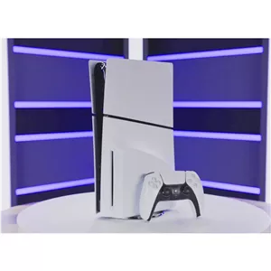 کنسول بازی سونی .مدل PlayStation 5 Slim ظرفیت یک ترابایت ریجن 2016A اروپا به همراه دسته اضافی و پایه شارژر