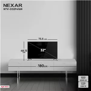 تلویزیون 32 اینچ ال ای دی نکسار مدل NTV-D32F416N